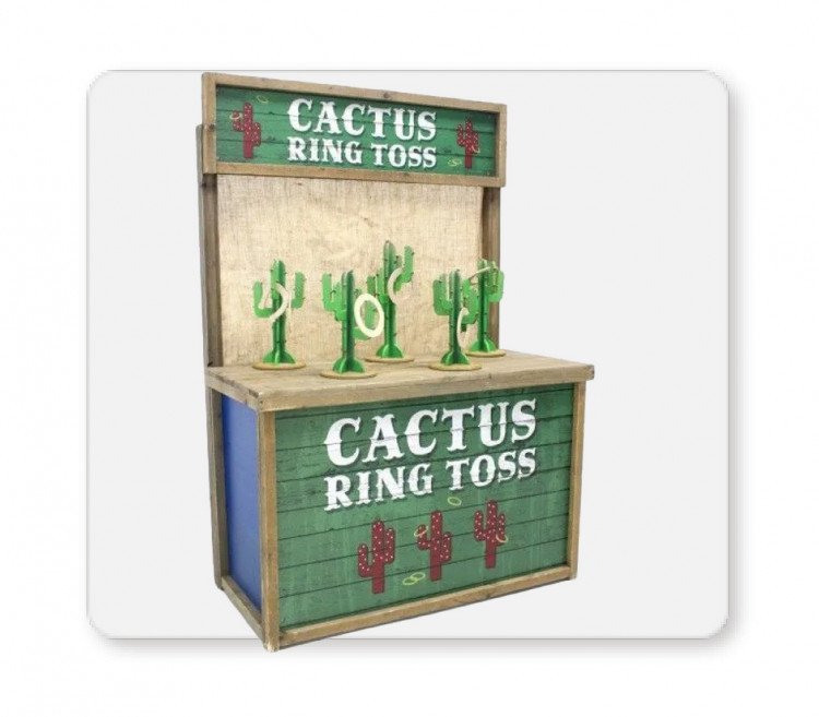 Cactus Ring Toss  Premium Wood Games