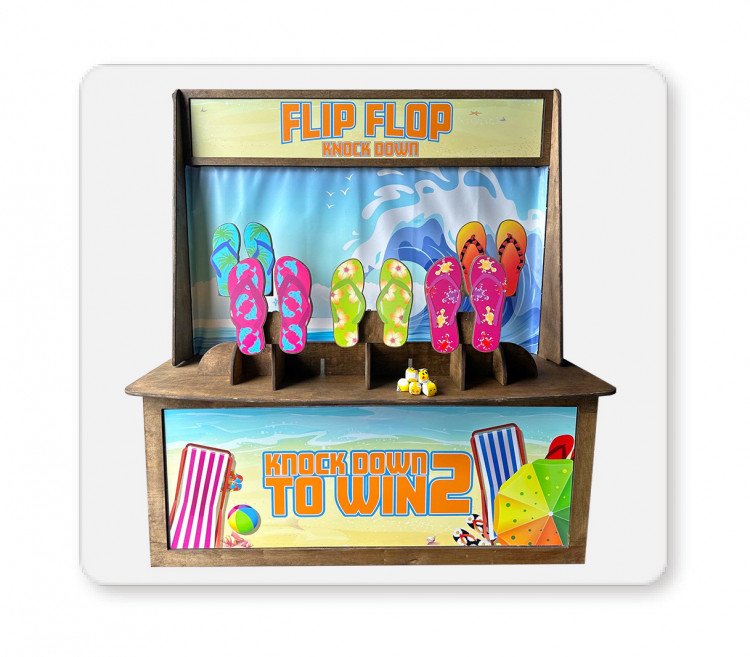 FLIP FLOP KNOCKDOWN  Premium Wood Games