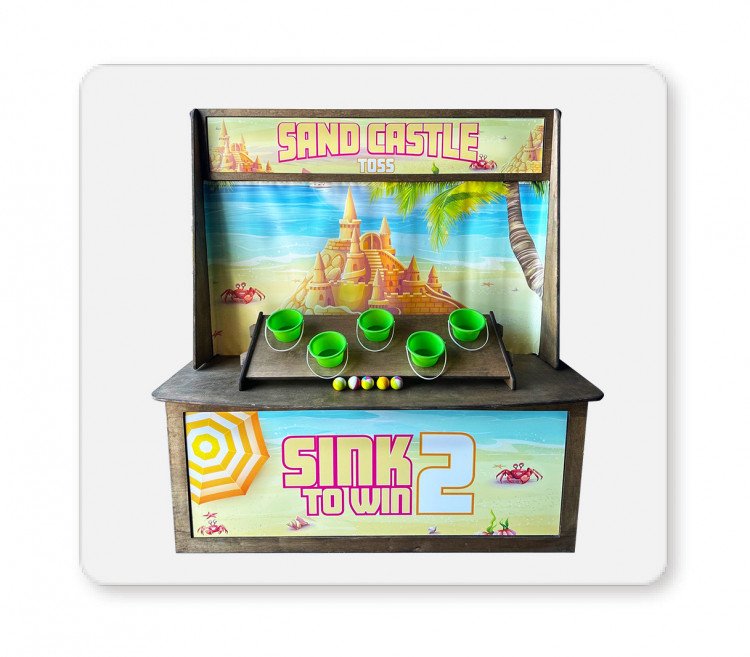 SAND CASTLE TOSS  Premium Wood Games