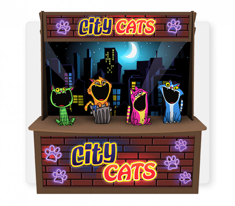 City Cats  Premium Wood Games