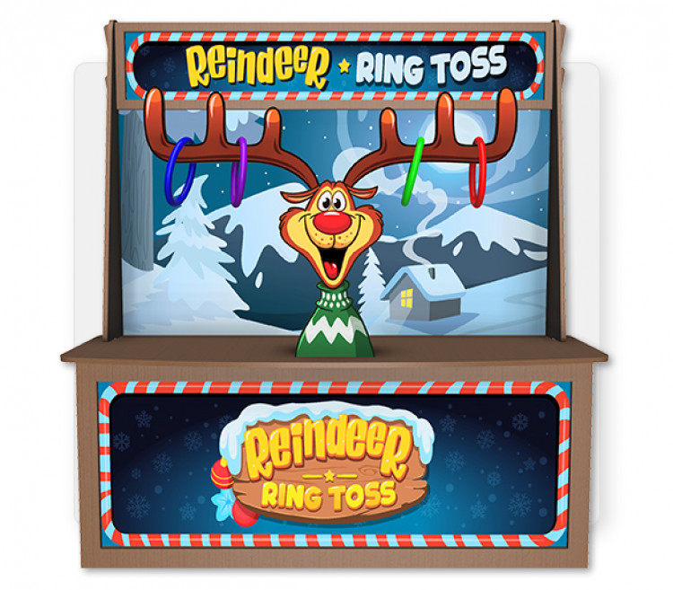 Reindeer Toss  Premium Wood Games