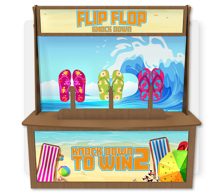 FLIP FLOP KNOCKDOWN  Premium Wood Games