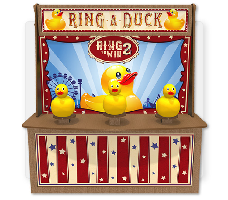 Ring A Duck  Premium Wood Games