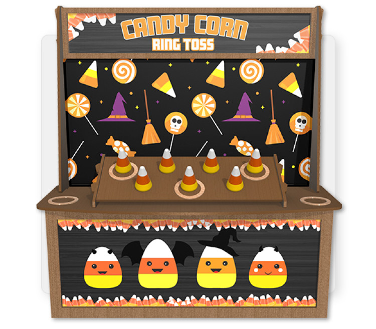 Candy Corn Hoopla  Premium Wood Games