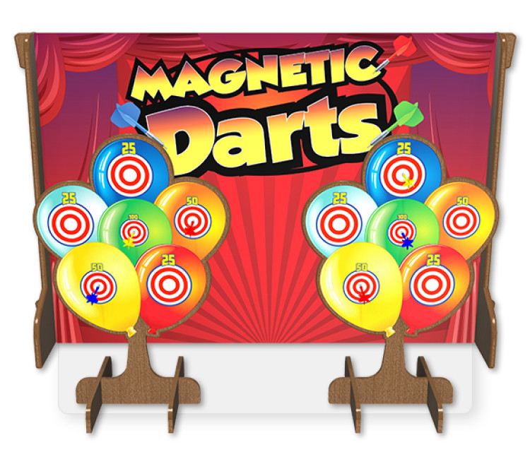 Magnetic Darts with Carnival Tent Package 8' x 8'