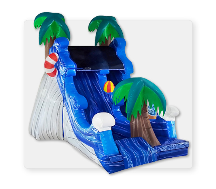 MALIBU SPLASH DRY SLIDE 16’x 40’x18’