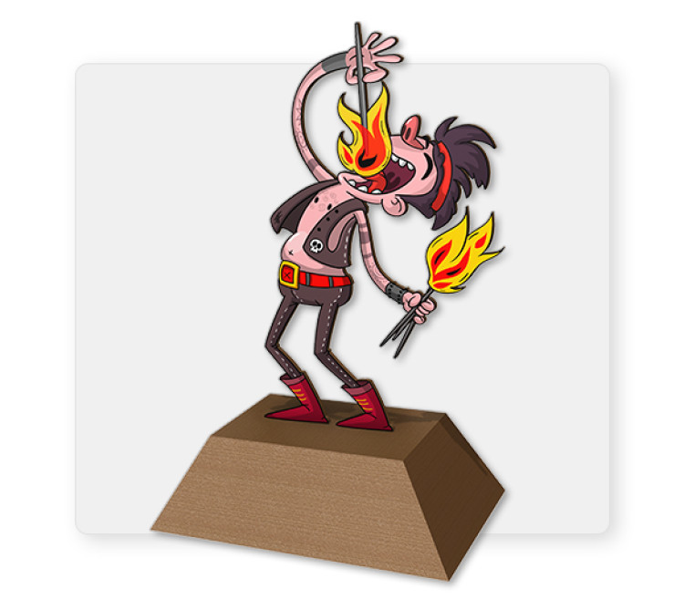 Fire Eater 4' by 8'