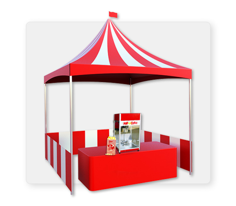 Popcorn Tent Package