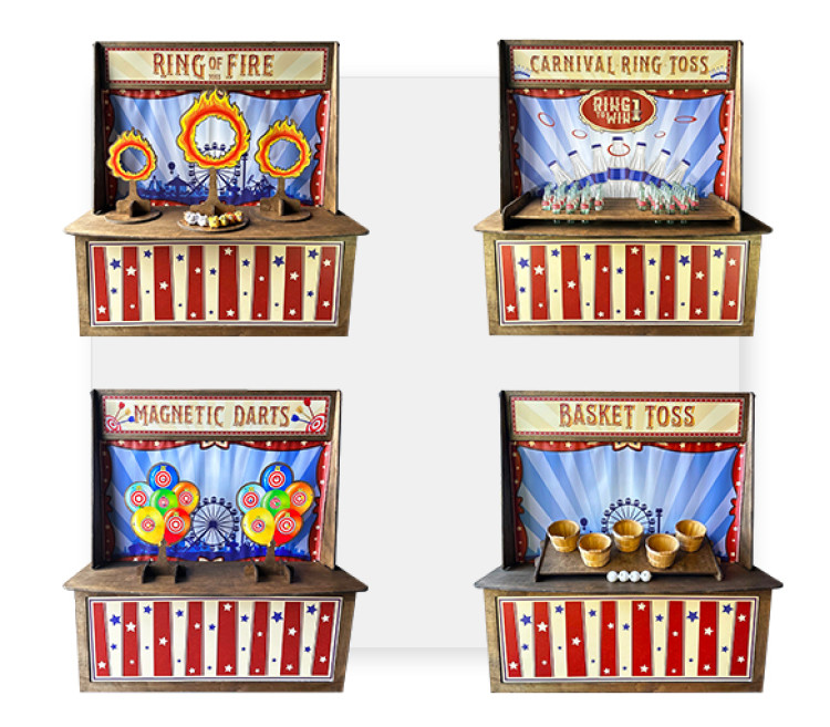 Set of Carnival Games  Premium Wood Games