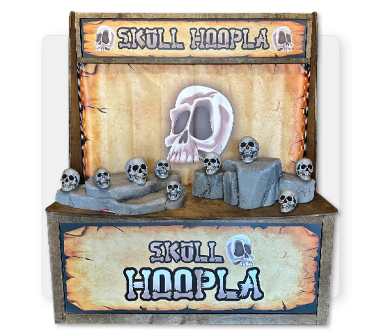 Skull Hoopla  Premium Wood Games