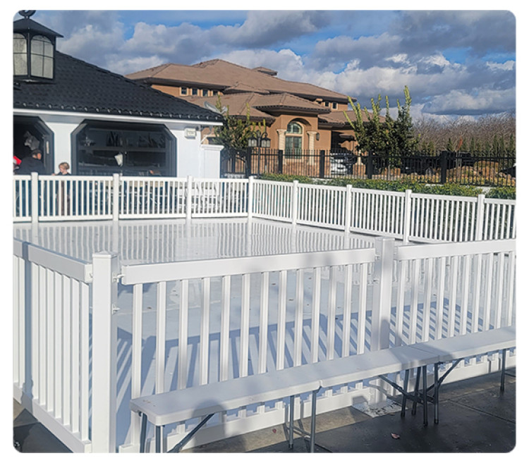 SYNTHETIC ICE RINK 40' by 60' Fully Staffed