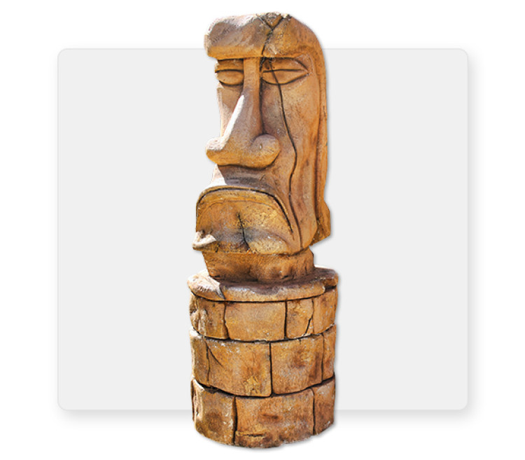 Jungle Statue 3' x 8'