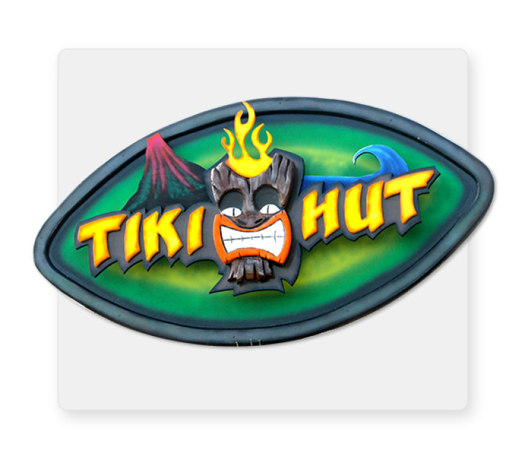 Tiki Sign