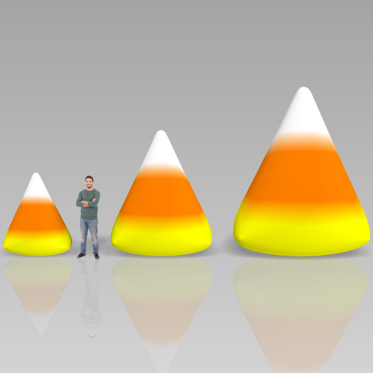 Giant Inflatable Candy Corn Size-6' ,9' ,12'