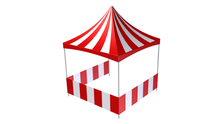 Carnival Booth for Premium Wood Games