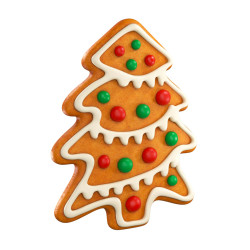 gingerbread cookie tree 5' with stand
