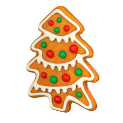 gingerbread cookie tree 5' with stand