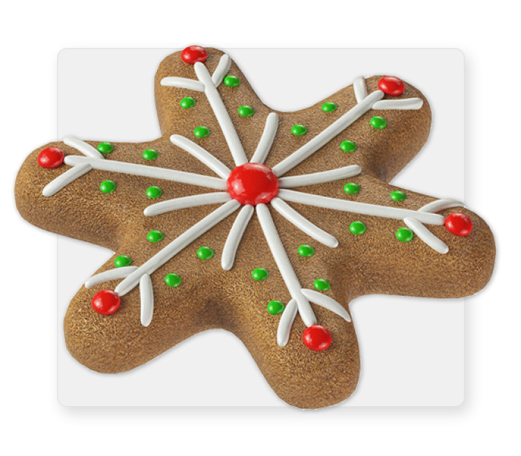 Gingerbread Cookie Prop 3'by3' with stand Gingerbread Cookie Prop 3'by3' with stand