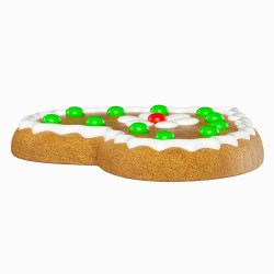 Gingerbread Heart Cookie 3' by 3' with stand