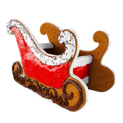 Gingerbread Sleigh Christmas 4' by 8'