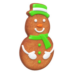 Gingerbread Snowman 6' with stand