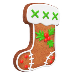 Gingerbread Stock Cookie 3'by 3' with stand
