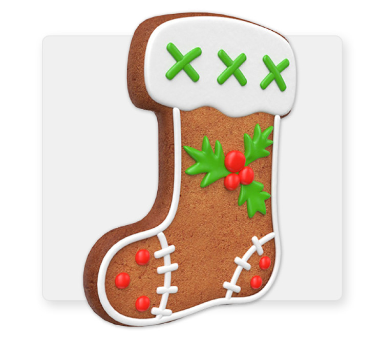Gingerbread Stock Cookie 3'by 3' with stand Gingerbread Stock Cookie 3'by 3' with stand