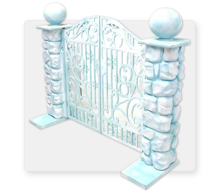 Winter Wonderland Entry Gates Winter Wonderland Entry Gates