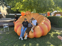 Inflatable Giant Pumpkin Lounger 10'x10'x8'