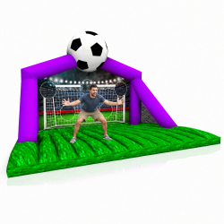 Inflatable Soccer Goal Kick Challenge 18′ W × 23′ L × 16′ H