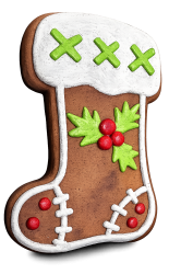 Gingerbread Stock Cookie 3'by 3' with stand